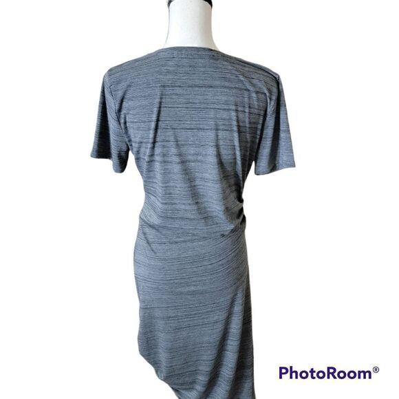 Athleta Downtown Asymmetrical Dress with Ruching. Size M. - Picture 5 of 8